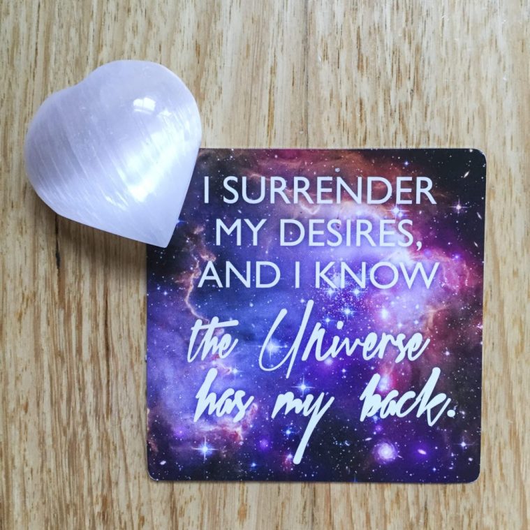 Law of Attraction - desire surrender recieve