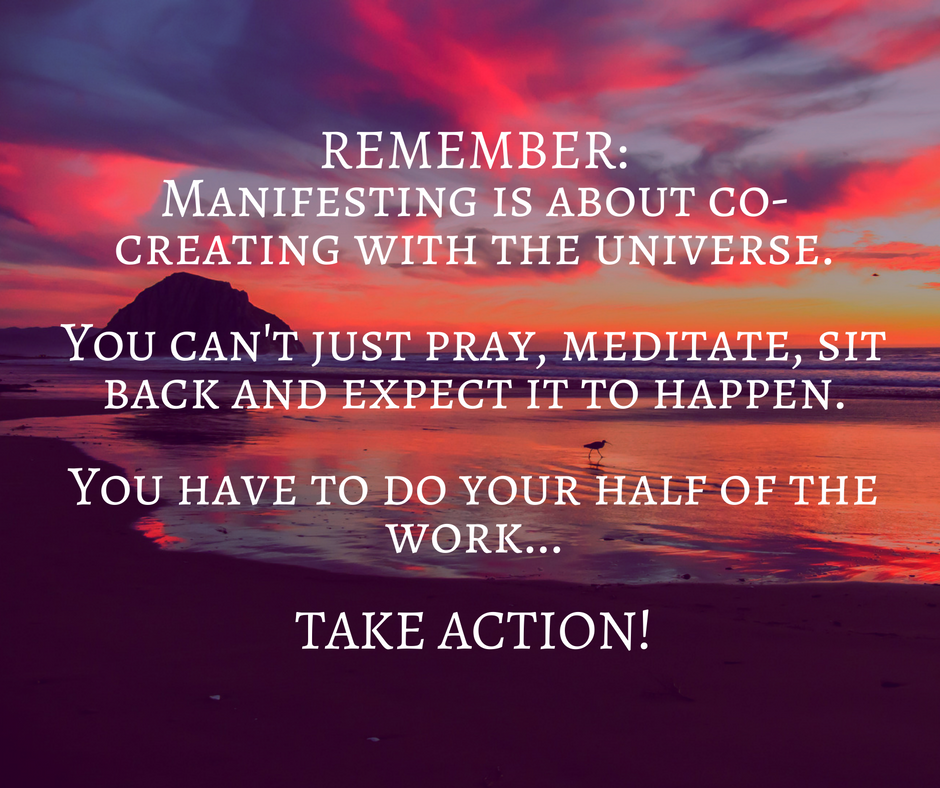 Law of attraction - take action