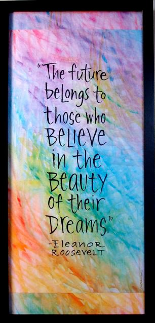 Believe in your vision