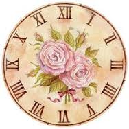 images clock pink rose