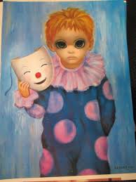 images happy & unhappy clown