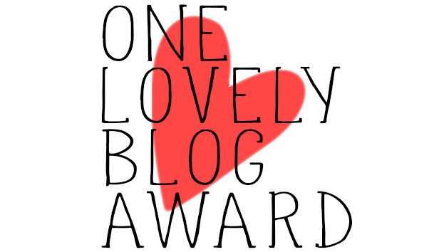 one lovely blog award