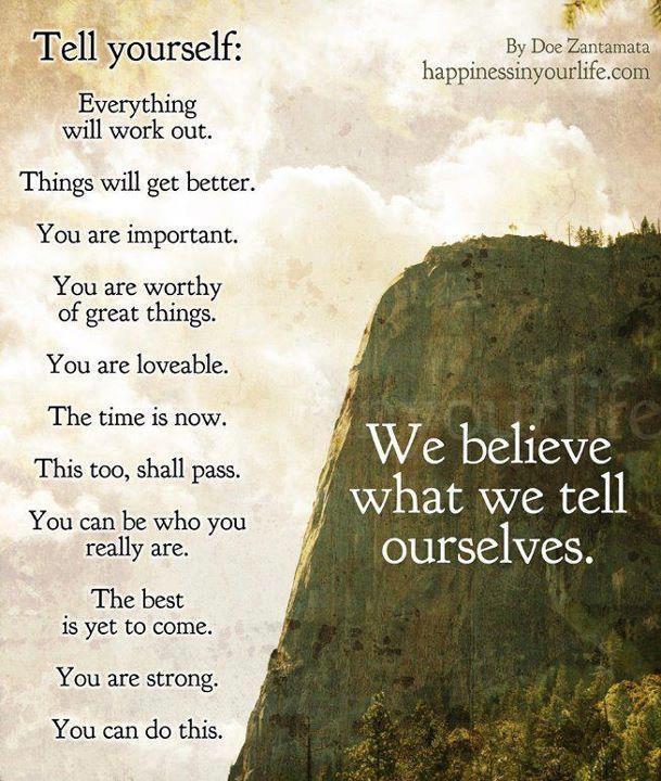 Tell yourself