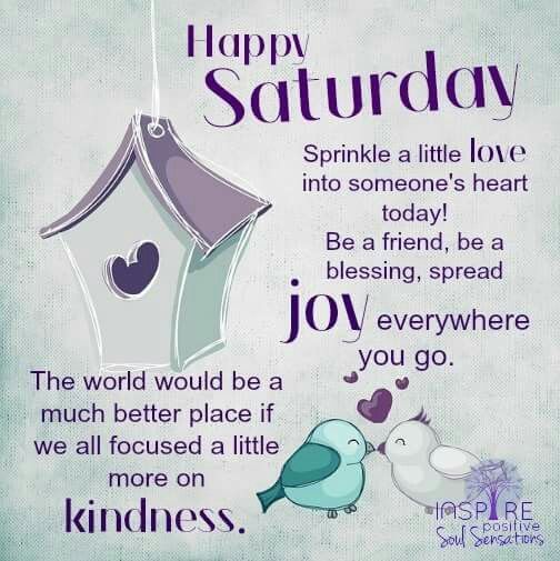 Saturday kindness