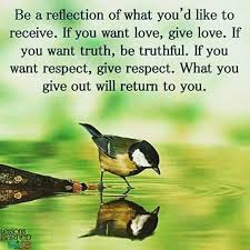 what you give yu get back