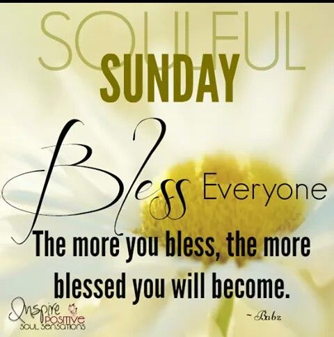 soulful sunday special
