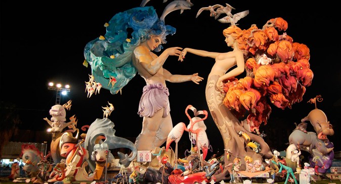 valencia fallas de noche 3
