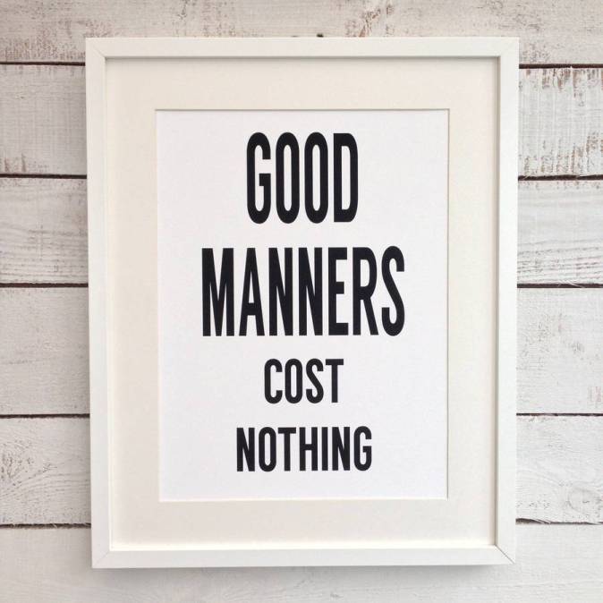 good manners 1